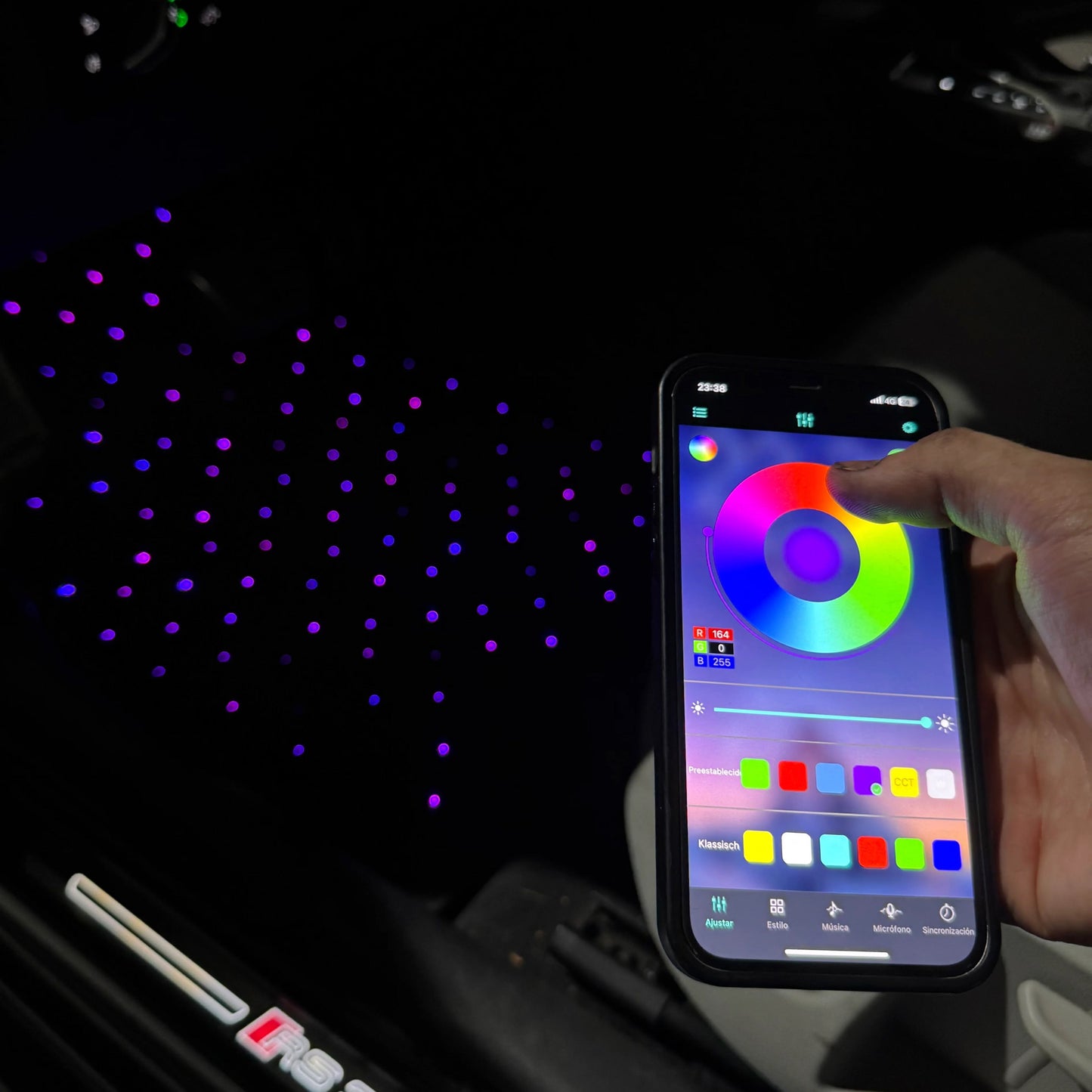 Starlight Fiber Optic Car Floor Mats