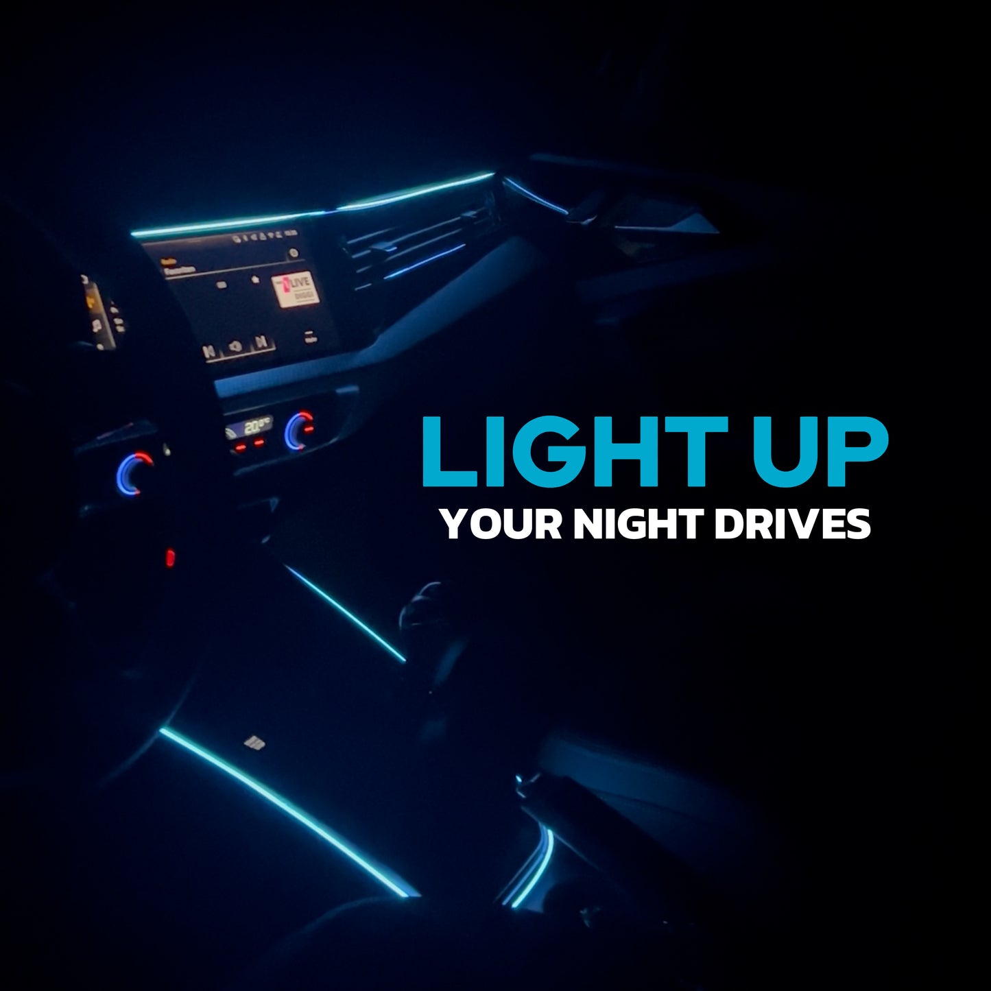 Abient Lighting USB/USBC (110cm/43 inches each strip)