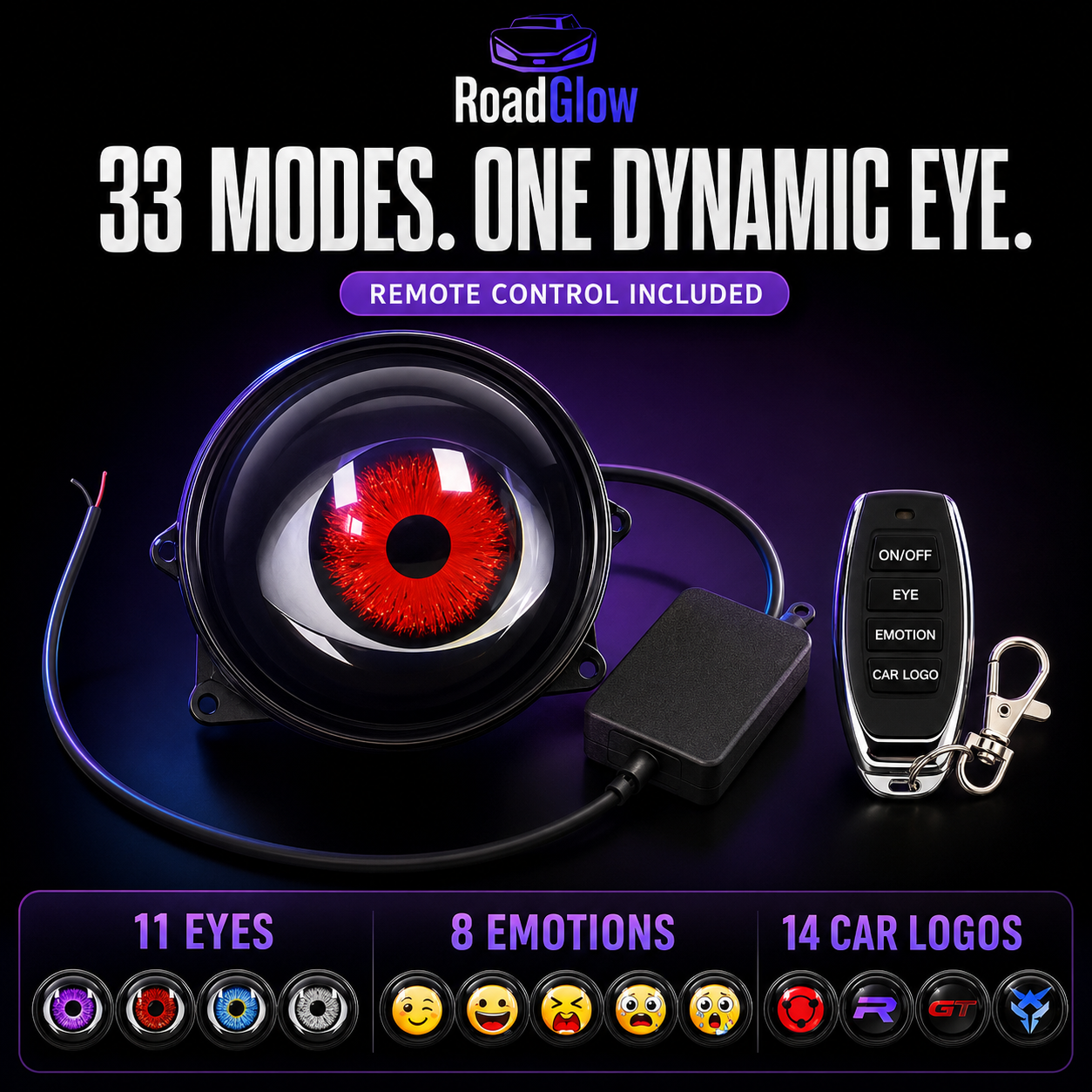 RoadGlow™ Dynamic Headlight Eyes