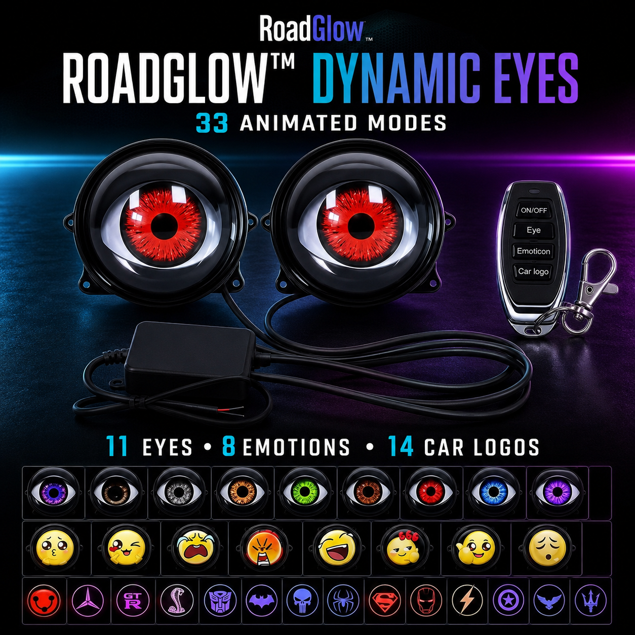 RoadGlow™ Dynamic Headlight Eyes
