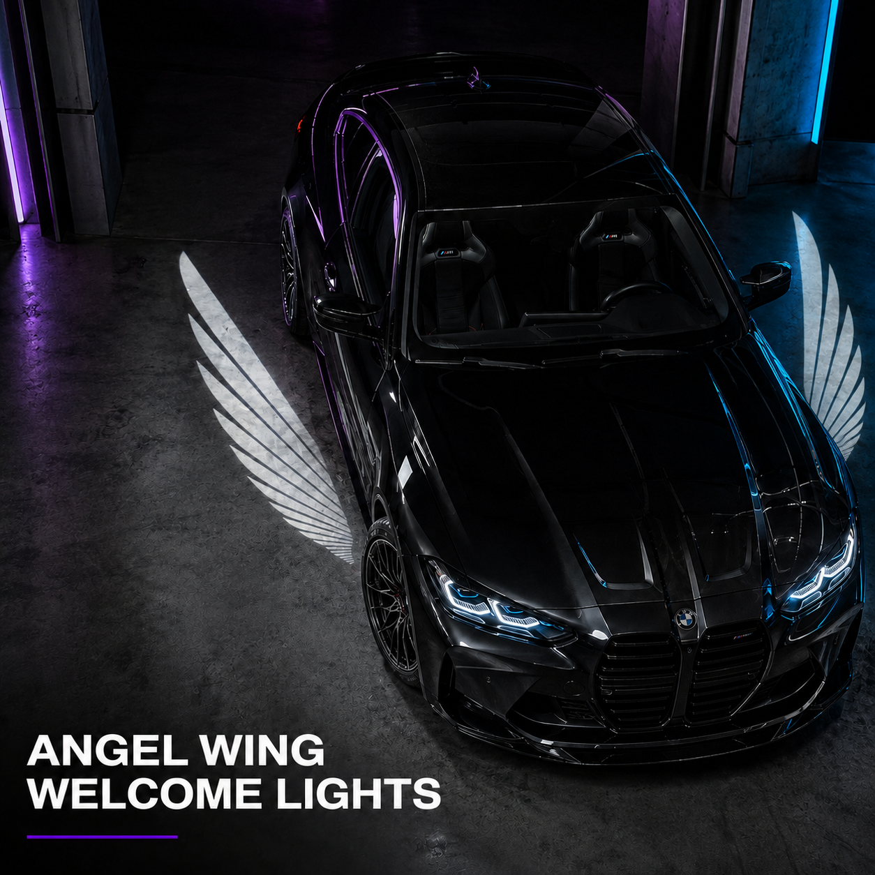 RoadGlow™ Angel Wing Welcome Lights (2PCS)