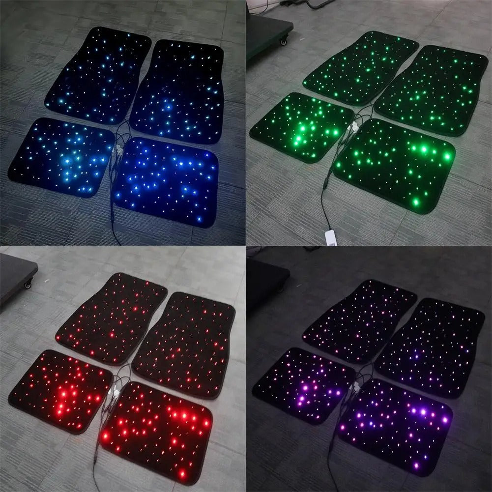 Starlight Fiber Optic Car Floor Mats