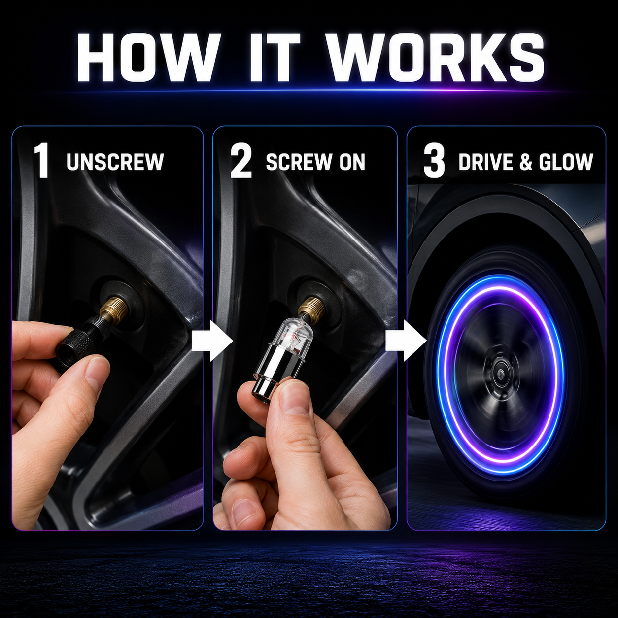 RoadGlow — Wheelglow lights