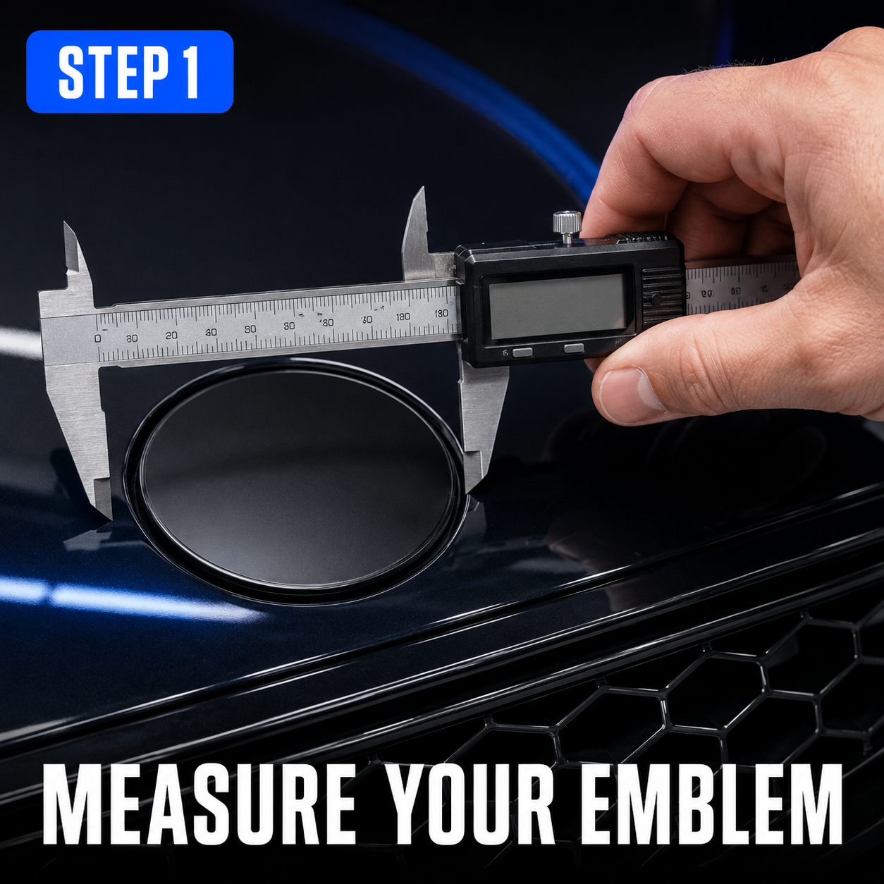 Measure the original emblem